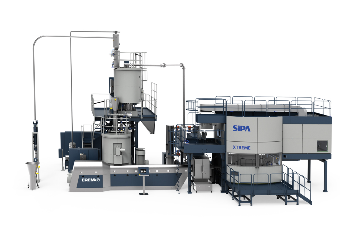 rPET Innovative Recycling Technology - Bottle-to-Bottle Post-Consumer Plastics Recycling Machine