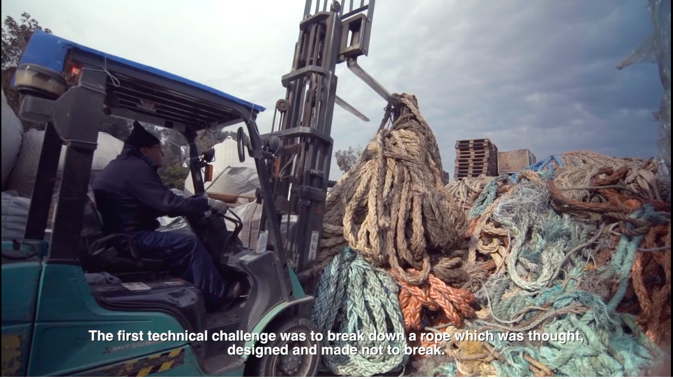 project risacca recycles fishing nets into pieces of ethical